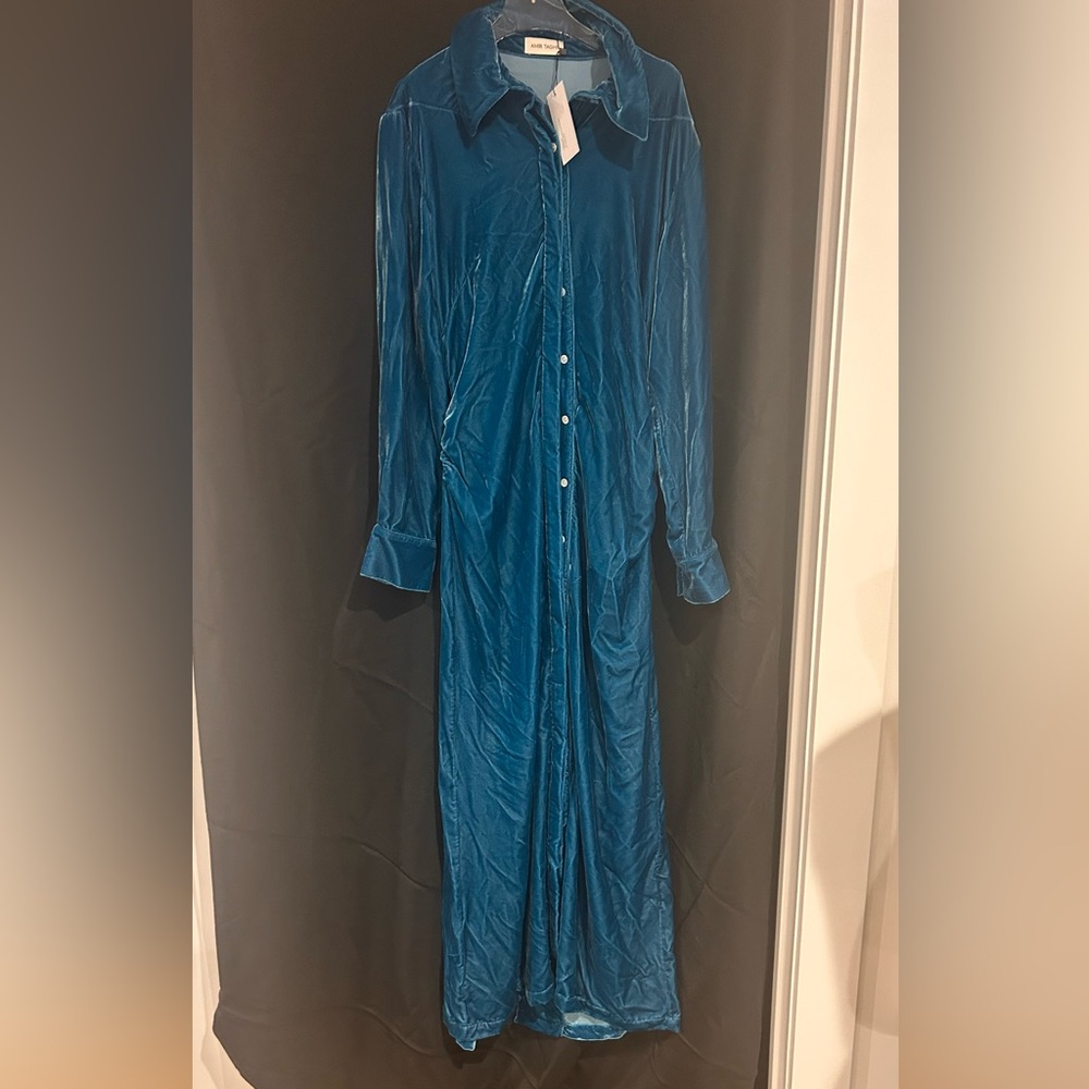 AMIR TAGHI Velvet Fall Dress